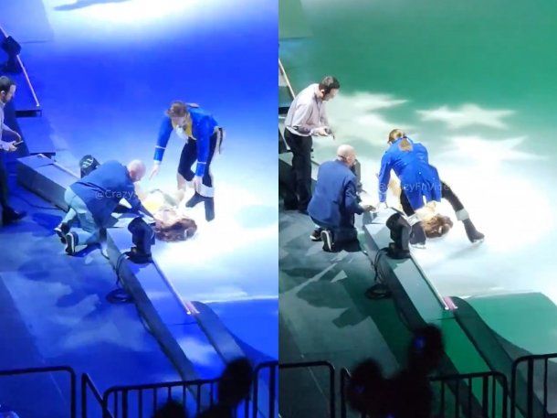 Patinadora de Disney on Ice convulsiona tras fuerte caída en pleno show