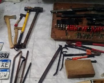 Elementos hallados por la Polic&iacute;a Federal en&nbsp;un departamento&nbsp;del barrio porte&ntilde;o de Caballito