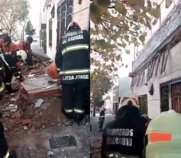 Se derrumbó un balcón en Nueva Pompeya