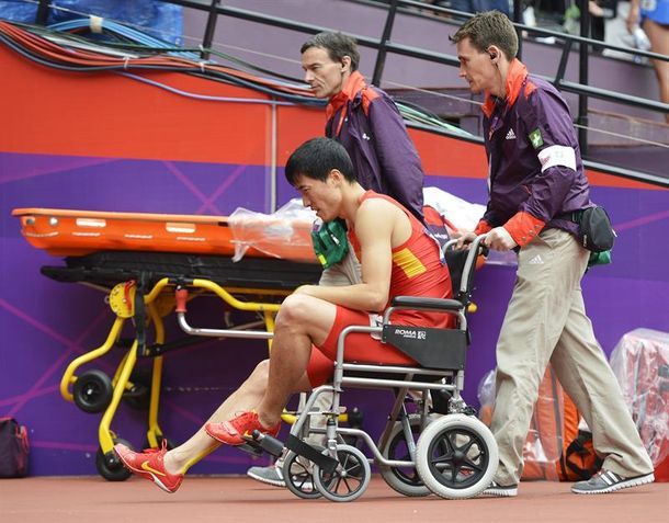 Un tropezón muy caro para uno de los favoritos en Londres 2012
