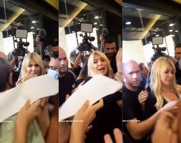 Fue al evento de Wanda Nara