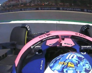 El compañero de equipo de Colapinto pisó el pianito e hizo un trompo