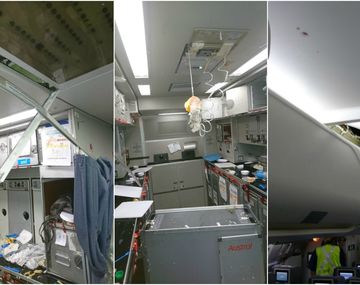 Así quedó el vuelo que volvía de Miami