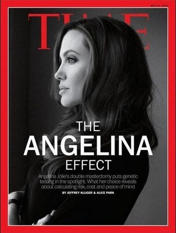 Luego de la confesión, Angelina Jolie llegó a la tapa de Time