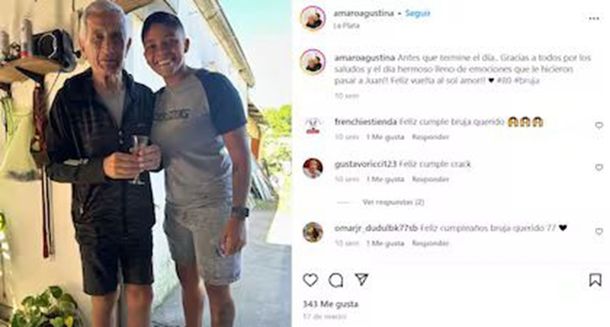 El posteo romántico que subió Agustina Amaro a su cuenta de Instagram