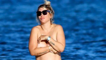 wanda nara mostro el video de su topless en ibiza wanda nara mostro el video de su topless en ibiza
