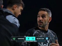 el fuerte cruce entre lisandro lopez y fernando gago en sarmiento-racing el fuerte cruce entre lisandro lopez y fernando gago en sarmiento-racing