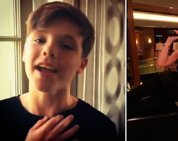 El hijo de David Beckham debutó como músico