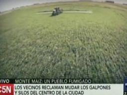 Monte Maíz, cómo es ser un pueblo fumigado