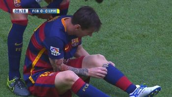 video: asi fue la lesion de lionel messi video: asi fue la lesion de lionel messi