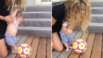 de tal palo, tal astilla: a los solo seis meses, el hijo de pique y shakira ¡ya juega al futbol! de tal palo, tal astilla: a los solo seis meses, el hijo de pique y shakira ¡ya juega al futbol!