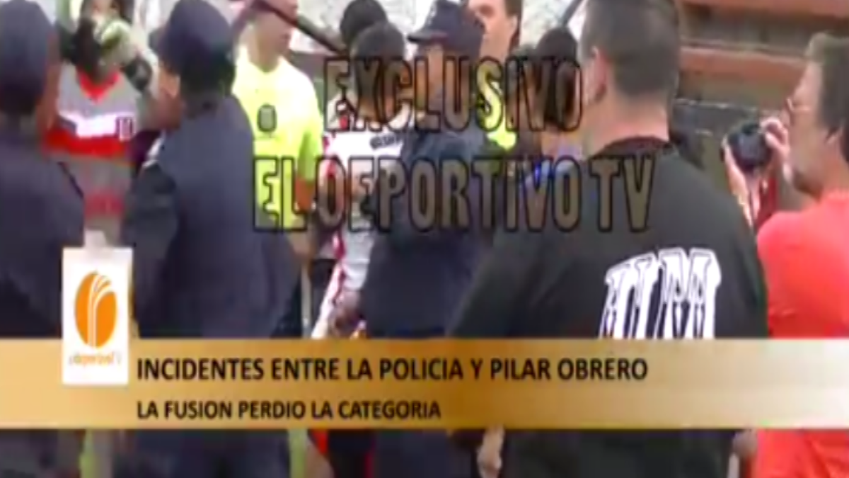 Video Trompadas Palos Y Patadas Voladoras En El Fútbol Del Ascenso