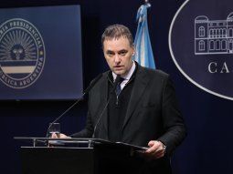 Manuel Adorni, vocero presidencial. Manuel Adorni, vocero presidencial.