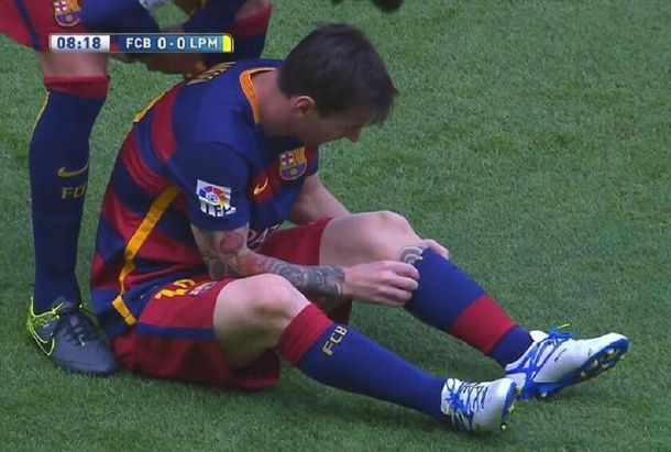VIDEO: Así fue la lesión de Lionel Messi