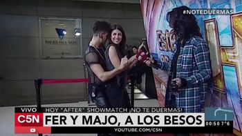 video: despues de besarse en showmatch, majo martino y fer vazquez perrearon en c5n video: despues de besarse en showmatch, majo martino y fer vazquez perrearon en c5n