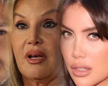 Icardi le puso un bozal a Wanda antes la nota en el living de Susana