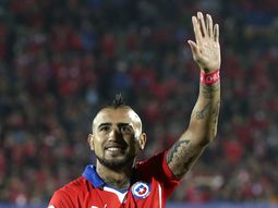 vidal, la imagen excluyente del triunfo de chile vidal, la imagen excluyente del triunfo de chile