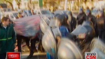 empleados tercerizados bloquearon aeroparque y fueron desalojados empleados tercerizados bloquearon aeroparque y fueron desalojados