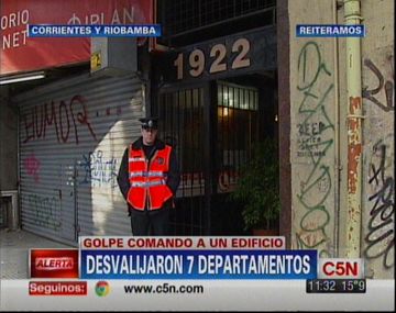 Balvanera: desvalijaron siete oficinas de un edificio