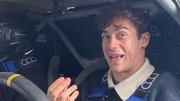 Franco Colapinto, tras sus primeras pruebas con el Alpine A526, aceleró en la nieve: Nunca me divertí tanto