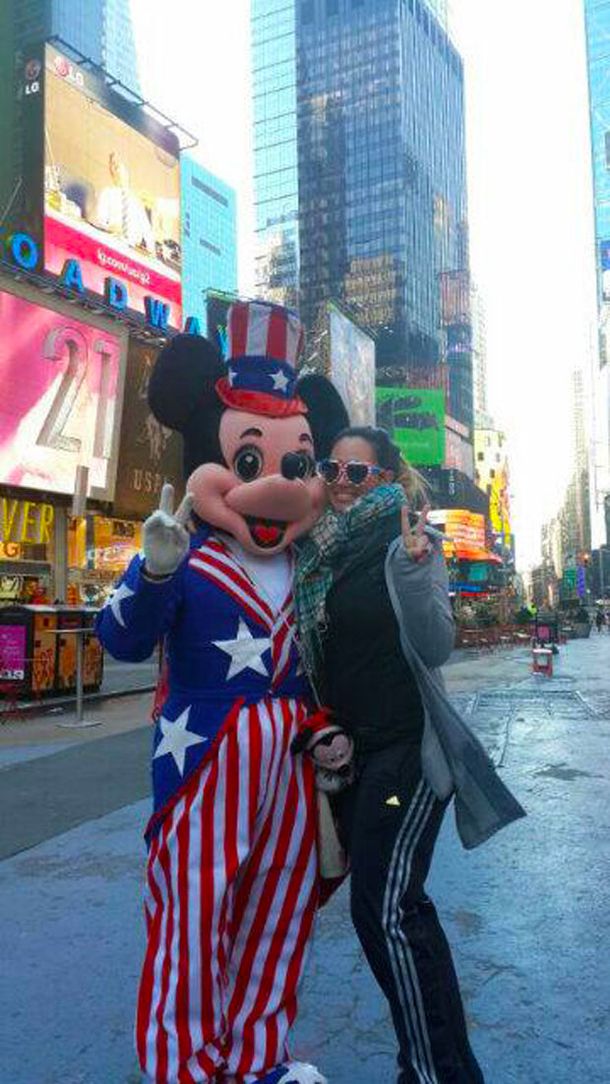 El álbum de fotos de Belén Francese en Nueva York