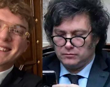 Difunden foto inédita de Javier Milei con Hayden Davis