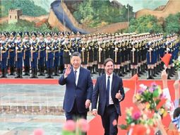 El presidente Luis Lacalle Pou y su par de China, Xi Jinping. El presidente Luis Lacalle Pou y su par de China, Xi Jinping.