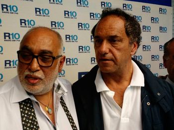 La emoción del Negro Oro al hablar con su amigo Scioli
