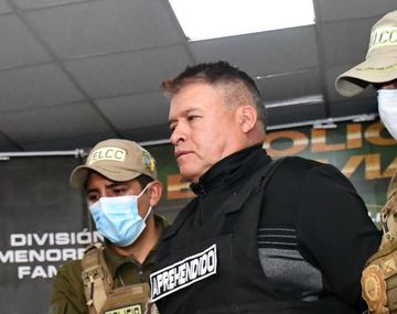 General Zúñiga al ser detenido.