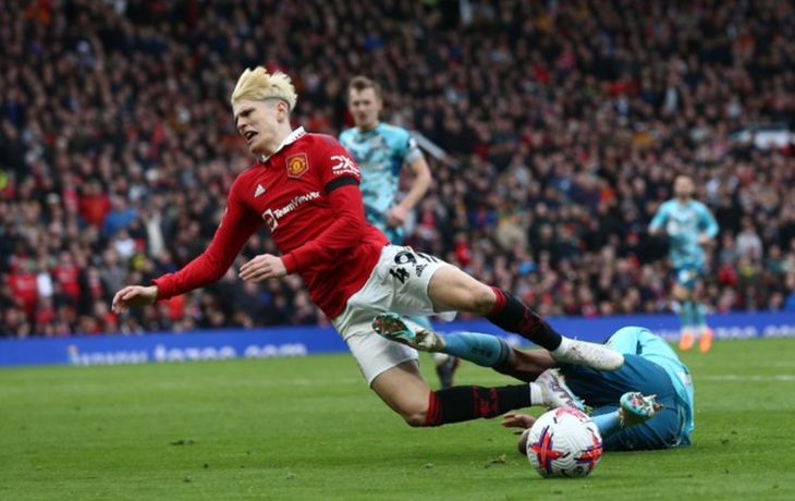 Qué dijo el DT del Manchester United sobre la lesión de Garnacho