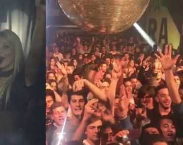 VIDEO: Sol Pérez hizo enloquecer a cientos de jóvenes en un boliche