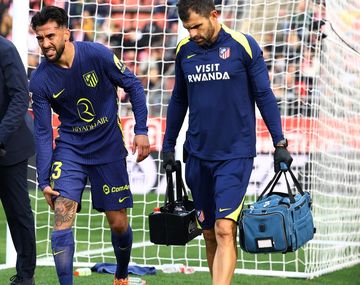 Nico González sufrió una fea lesión en el triunfo de Atlético de Madrid