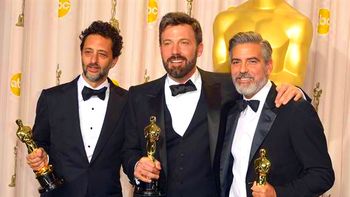 Grant Heslov, Ben Affleck y George Clooney Grant Heslov, Ben Affleck y George Clooney