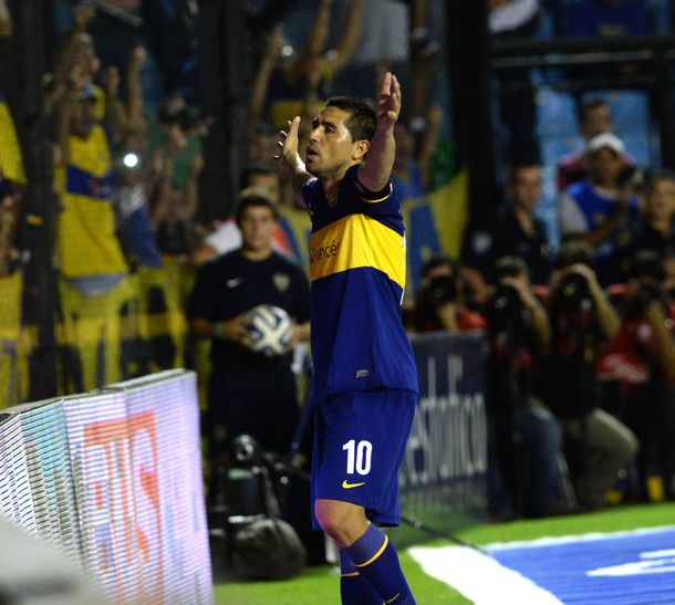 En su vuelta a la titularidad, Riquelme se anotó en la victoria de Boca ante Olimpo