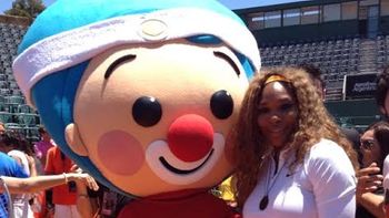 las hermanas serena y venus williams, junto a plim plim las hermanas serena y venus williams, junto a plim plim