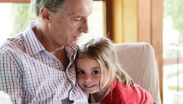 Mauricio Macri y su hija Antonia Macri