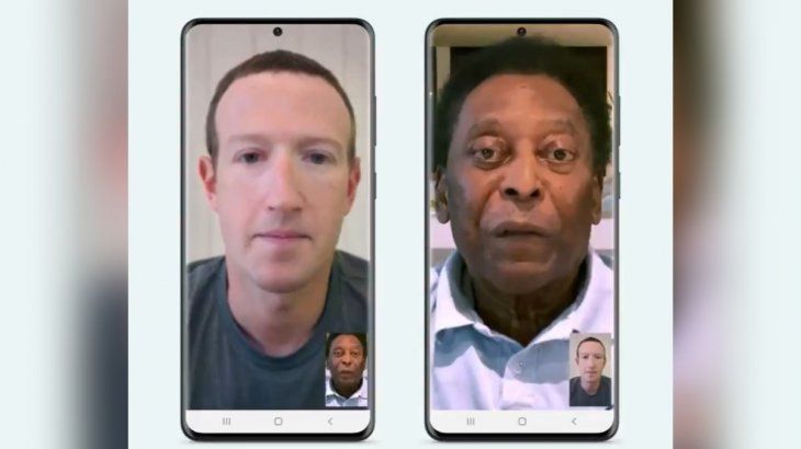 El sorpresivo diálogo entre Pelé y Mark Zuckerberg