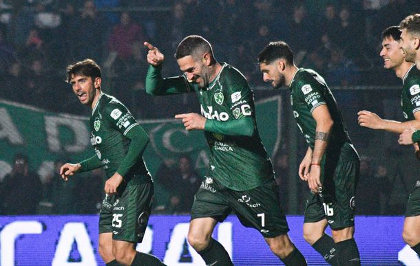 Dos goles de Lisandro López a Lanús para Sarmiento de Junín