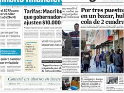 Tapas de diarios del martes 24 de abril de 2018