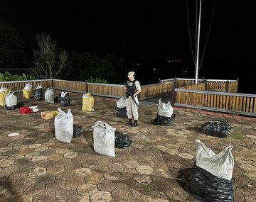 La Prefectura incautó 55 kilos de droga en Misiones