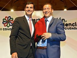 Juan Manuel Urtubey junto a Omar Gutiérrez Juan Manuel Urtubey junto a Omar Gutiérrez