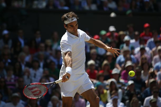 Enorme: Federer remontó ante Cilic y se metió en semis de Wimbledon