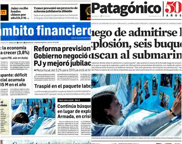 Tapas de diarios del viernes 24 de noviembre de 2017