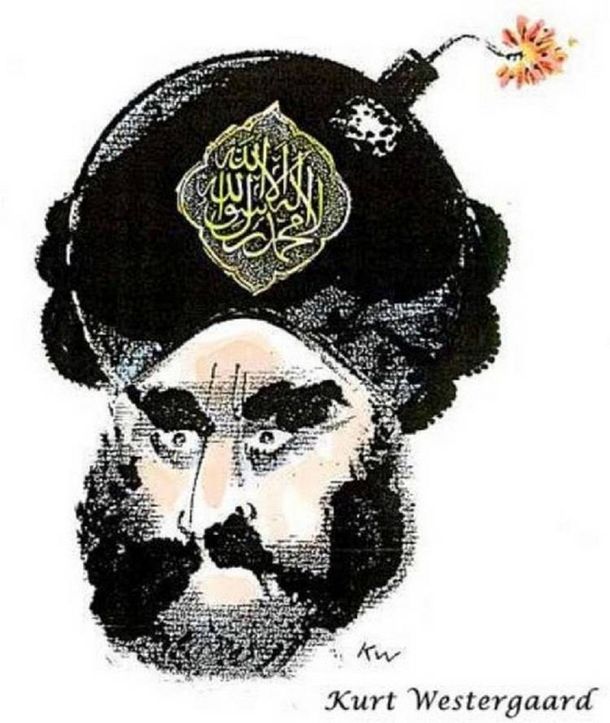 Caricaturista de Mahoma danés saca a venta viñeta en apoyo de Charlie Hebdo