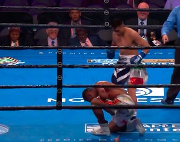 TNT Maidana tiró 3 veces a su rival y ganó por KO en el 1° round