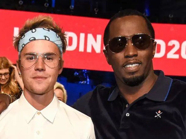 Sean Combs y Justin Bieber.