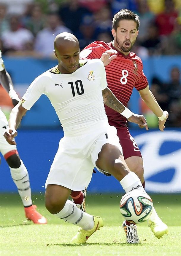 Mirá los goles de Ghana y Portugal