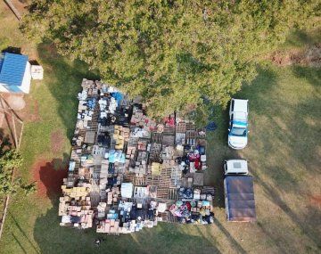 Prefectura descubrió una aduana clandestina en Misiones