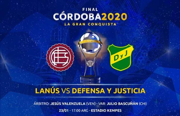 Defensa y Justicia y Lanús definen la Copa Sudamericana: horario, formaciones y TV