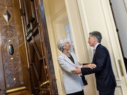 Lagarde y Macri